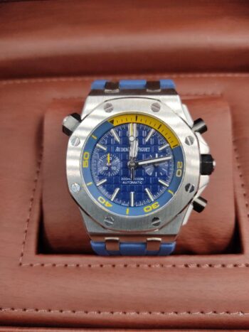 Audemars Diver Chronographe 44 mm Bleu - Luxoria® | Boutique de mode en Ligne