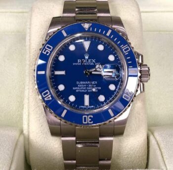 Submariner Date "SMURF" 116619LB Pour Homme - Luxoria® | Boutique de mode en Ligne